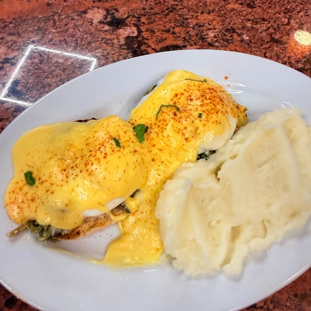 Eggs Florentine.