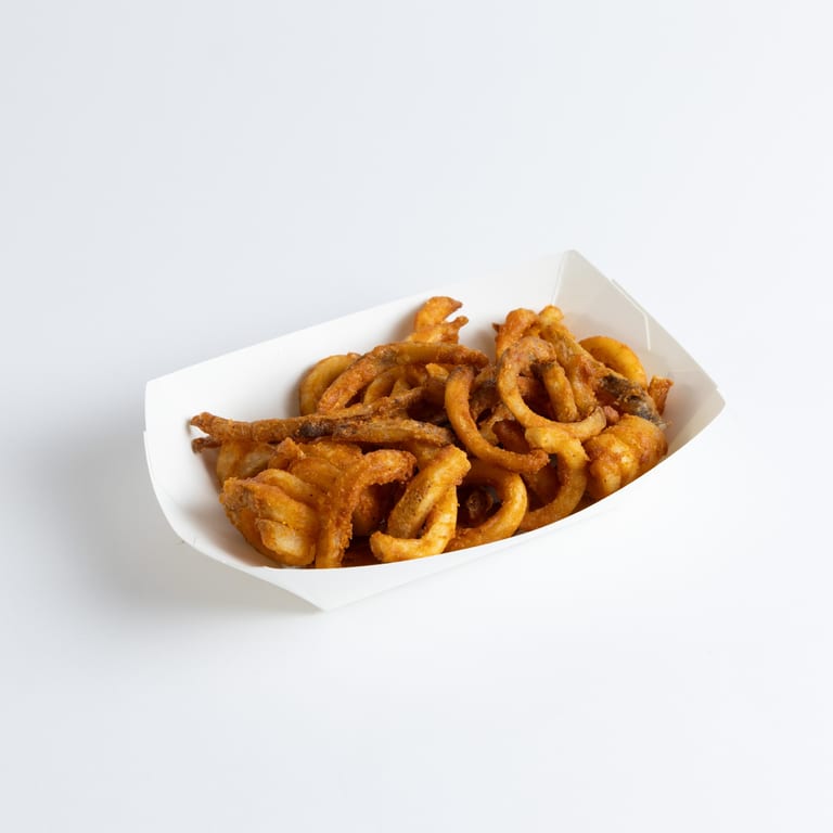 Curly fries that steal the show