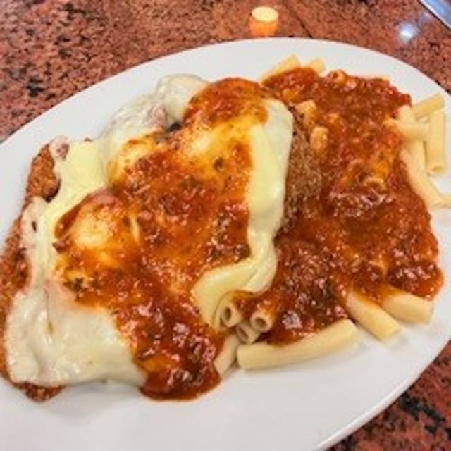 Chicken Cutlet Parmigiana.